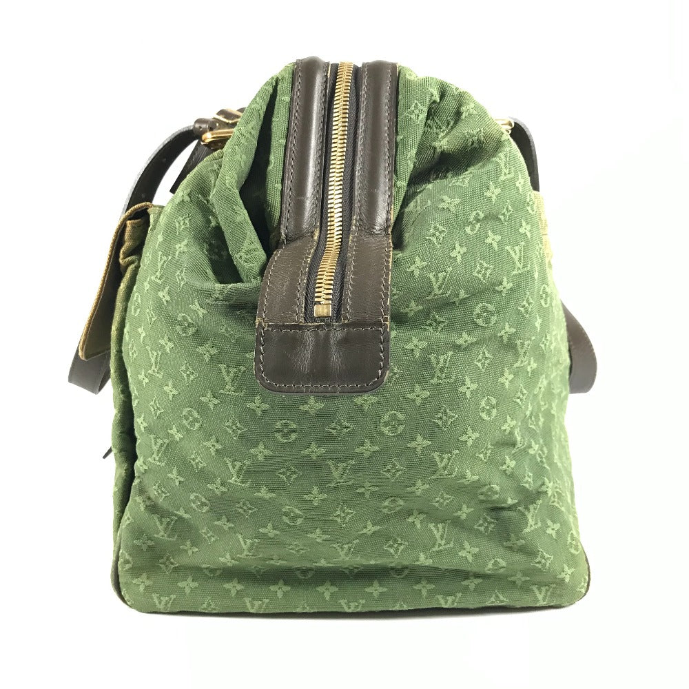 LOUIS VUITTON M42322 Monogram Mini Louise Travel Bag, Carry-on, Shoulder Bag, Boston Bag, Monogram Mini Canvas, Unisex, Khaki
