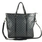 LOUIS VUITTON N51192 Damier Graphite Tadao Tote Bag, Vertical, Crossbody, 2-Way, Shoulder Bag, Damier Graphite Canvas, Unisex, Black
