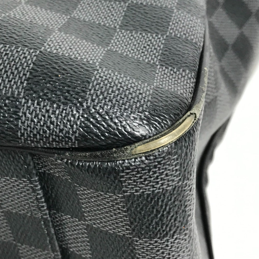 LOUIS VUITTON N51192 Damier Graphite Tadao Tote Bag, Vertical, Crossbody, 2-Way, Shoulder Bag, Damier Graphite Canvas, Unisex, Black