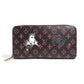 LOUIS VUITTON M63875 モノグラム キャットグラム ジッピーウォレット ロングウォレット ラウンドファスナー 長財布 モノグラムキャンバス ユニセックス ブラウン