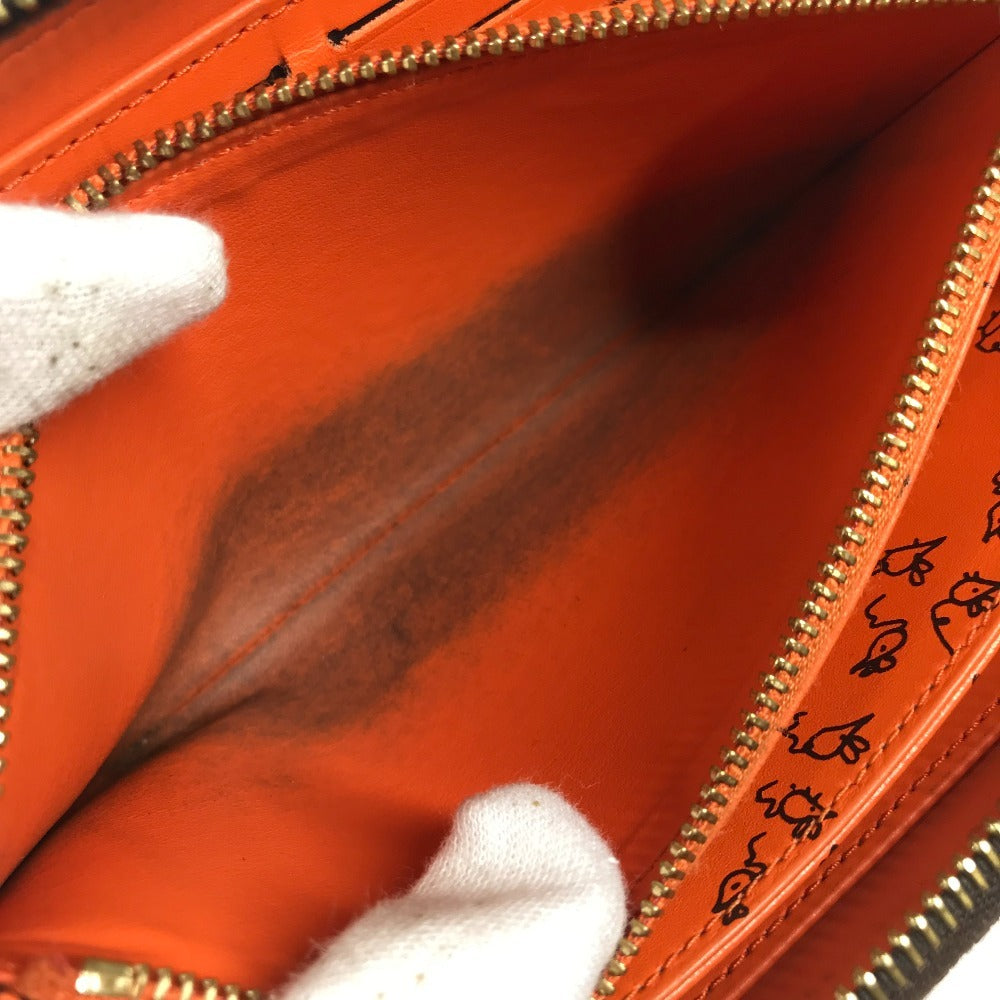 LOUIS VUITTON M63875 モノグラム キャットグラム ジッピーウォレット ロングウォレット ラウンドファスナー 長財布 モノグラムキャンバス ユニセックス ブラウン