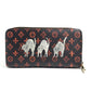 LOUIS VUITTON M63875 モノグラム キャットグラム ジッピーウォレット ロングウォレット ラウンドファスナー 長財布 モノグラムキャンバス ユニセックス ブラウン