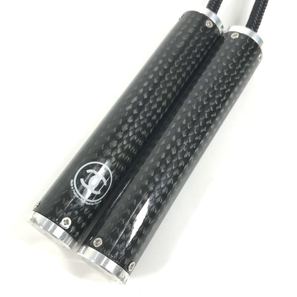 CHANEL Jumping rope Jump rope Miscellaneous goods carbon Black Used