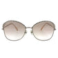 CHANEL 4246-H CC CC Mark Logo Faux Pearl Glasses, Eyewear sunglasses Plastic BeigeBased/Pink Based Used