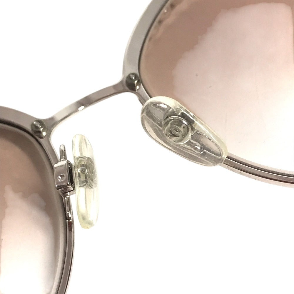 CHANEL 4246-H CC CC Mark Logo Faux Pearl Glasses, Eyewear sunglasses Plastic BeigeBased/Pink Based Used