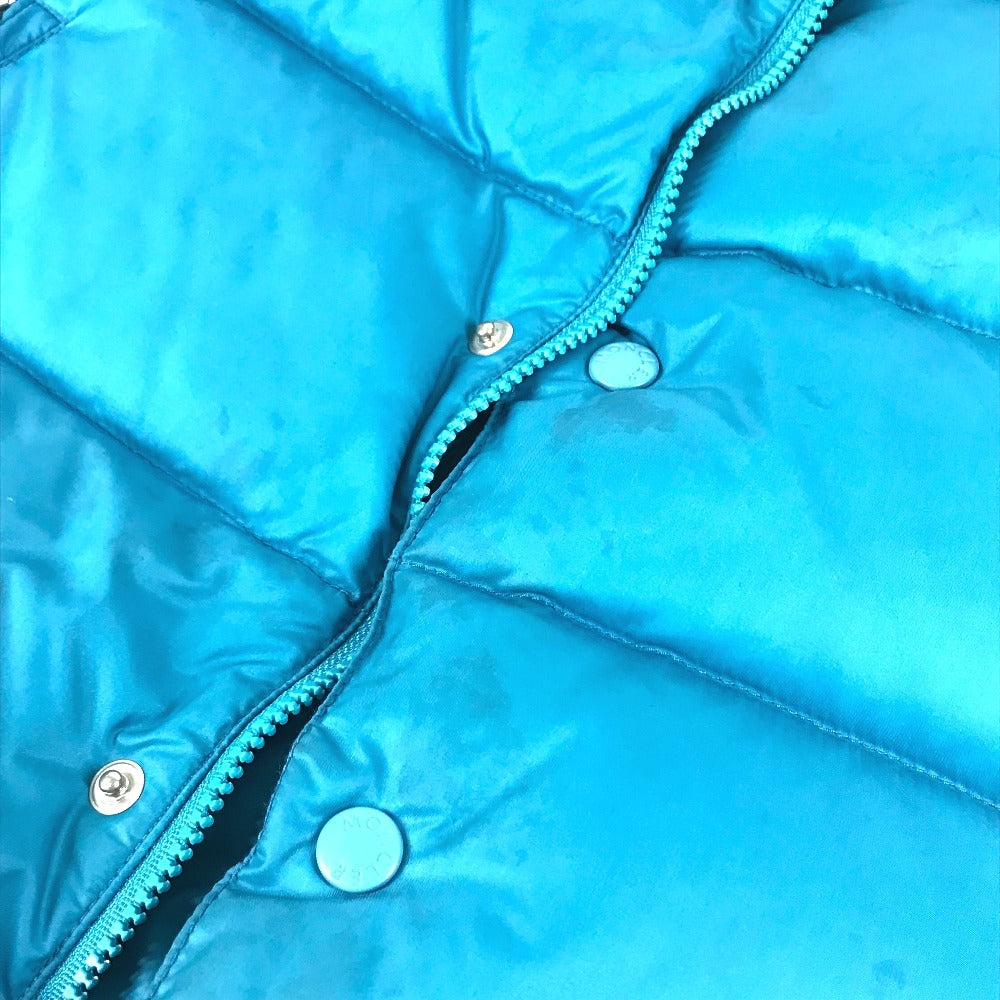 MONCLER Logo patch vest Apparel Outerwear Sleeveless Vest Down vest Nylon blue Used