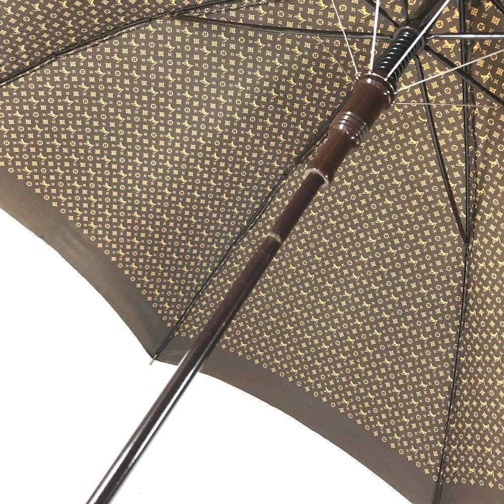 LOUIS VUITTON 不明 Monogram vintage Umbrellas, long umbrellas, miscellaneous goods, interior design umbrella polyamide Brown Used
