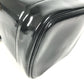 CHANEL A01998 CC CC Mark logo Bag Vanity Bag Vertical Hand Bag enamel Black Used