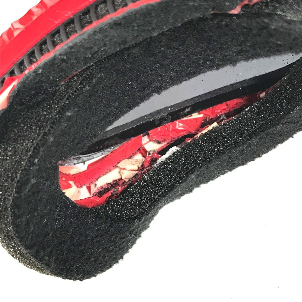 CHANEL Sports goggles glasses glasses eyewear sunglasses Plastic Red Used