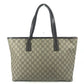 GUCCI 211137 GG Supreme GG Logo Bag Tote Bag shawl Shoulder Bag GG Supreme Canvas Beige/Dark brown Used
