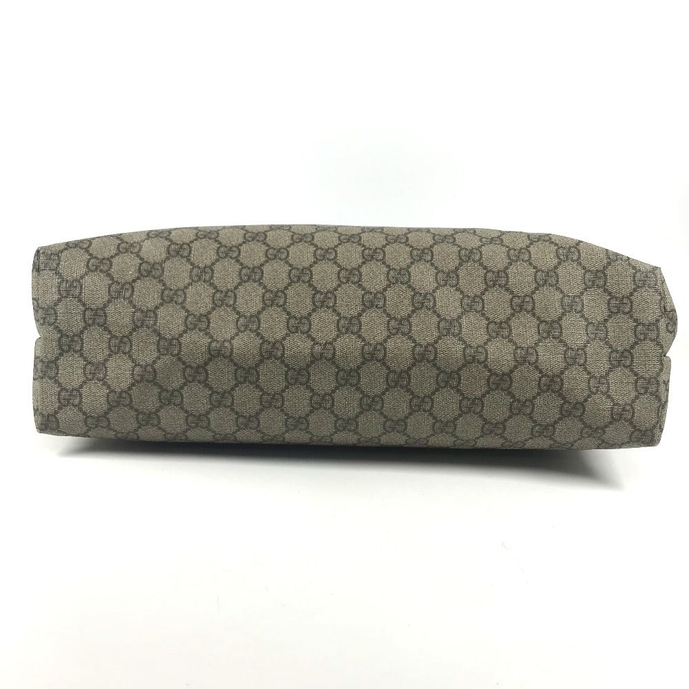 GUCCI 211137 GG Supreme GG Logo Bag Tote Bag shawl Shoulder Bag GG Supreme Canvas Beige/Dark brown Used