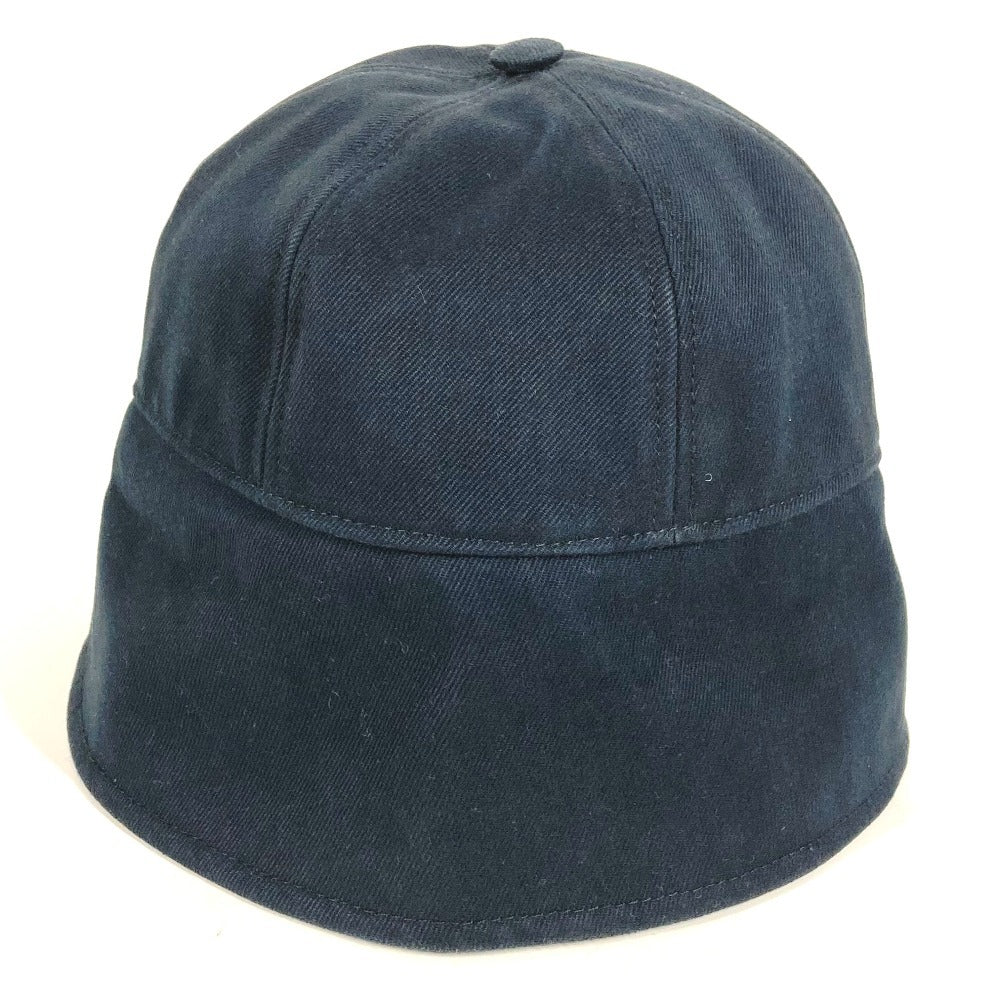 LOUIS VUITTON M7499L Sailor hat logo hat hat bucket hat hat cotton Black/White Used