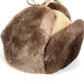 HERMES Pilot hat, fur Hat, cap, knit hat hat Leather Brown/BeigeBased Used