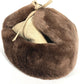 HERMES Pilot hat, fur Hat, cap, knit hat hat Leather Brown/BeigeBased Used