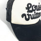 LOUIS VUITTON M7462L Signature Cap Logo hat, baseball cap cap cotton Black/White Used