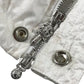 CHROME HEARTS Sleeveless down vest CHPlus Crossball Button Down Vest apparel tops outerwear Best polyester White Used