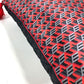 MCM Logo fringe Interior Square Pillow Cushion cushion Silk satin Red/Black Used
