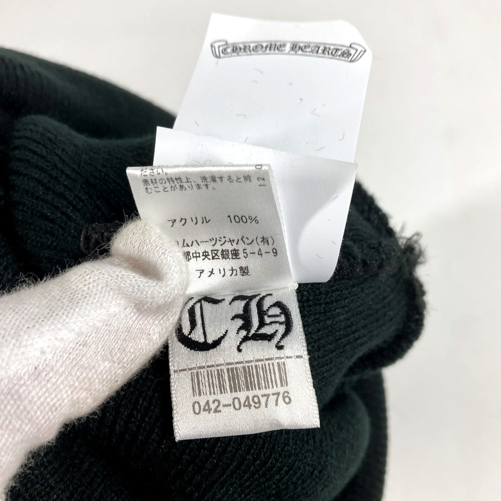 CHROME HEARTS Bicolor WATCH CAP beanie hat knit hat knit cap Knit hat acrylic Black/White Used