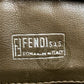 FENDI ヴィンテージ ズッカ FF柄 ロゴ カバン ポシェット 斜め掛け ショルダーバッグ ビニール/レザー レディース ベージュ×ブラウン