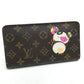 LOUIS VUITTON M61729 Monogram Panda Portomone Sip Takashi Murakami Long Wallet Monogram Canvas Women's Brown Brown