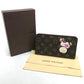LOUIS VUITTON M61729 Monogram Panda Portomone Sip Takashi Murakami Long Wallet Monogram Canvas Women's Brown Brown