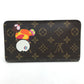 LOUIS VUITTON M61729 Monogram Panda Portomone Sip Takashi Murakami Long Wallet Monogram Canvas Women's Brown Brown