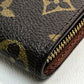 LOUIS VUITTON M61729 Monogram Panda Portomone Sip Takashi Murakami Long Wallet Monogram Canvas Women's Brown Brown