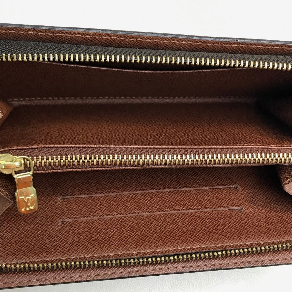 LOUIS VUITTON M61729 Monogram Panda Portomone Sip Takashi Murakami Long Wallet Monogram Canvas Women's Brown Brown