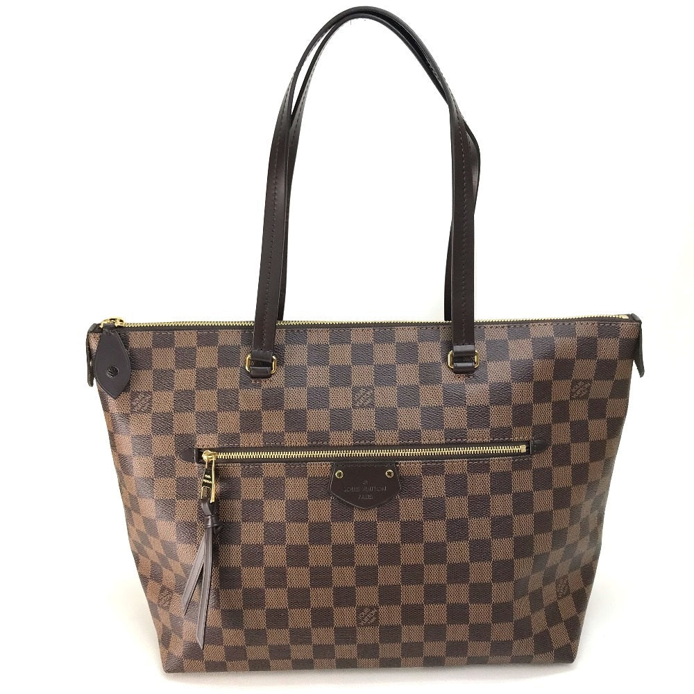 LOUIS VUITTON N41013 ダミエ イエナMM カバン トートバッグ ショルダーバッグ ダミエキャンバス レディース エベヌ ブラウン