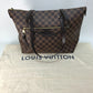 LOUIS VUITTON N41013 ダミエ イエナMM カバン トートバッグ ショルダーバッグ ダミエキャンバス レディース エベヌ ブラウン