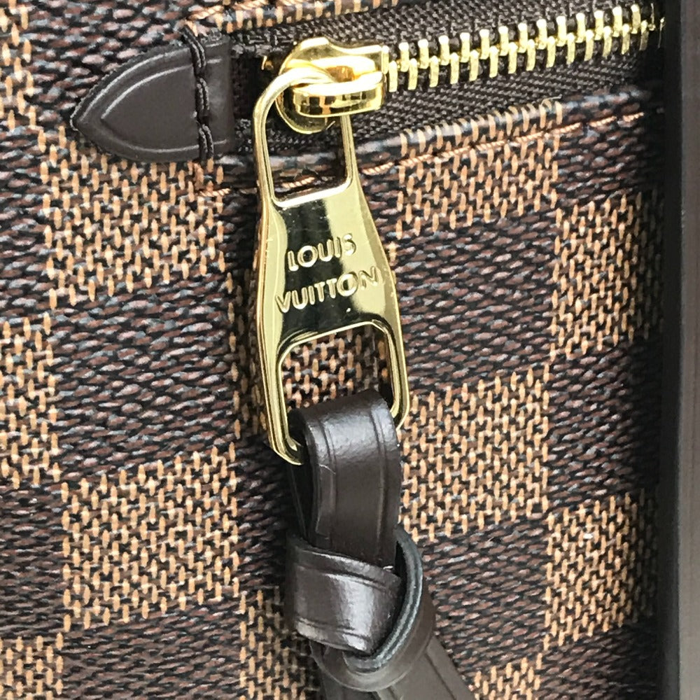 LOUIS VUITTON N41013 ダミエ イエナMM カバン トートバッグ ショルダーバッグ ダミエキャンバス レディース エベヌ ブラウン