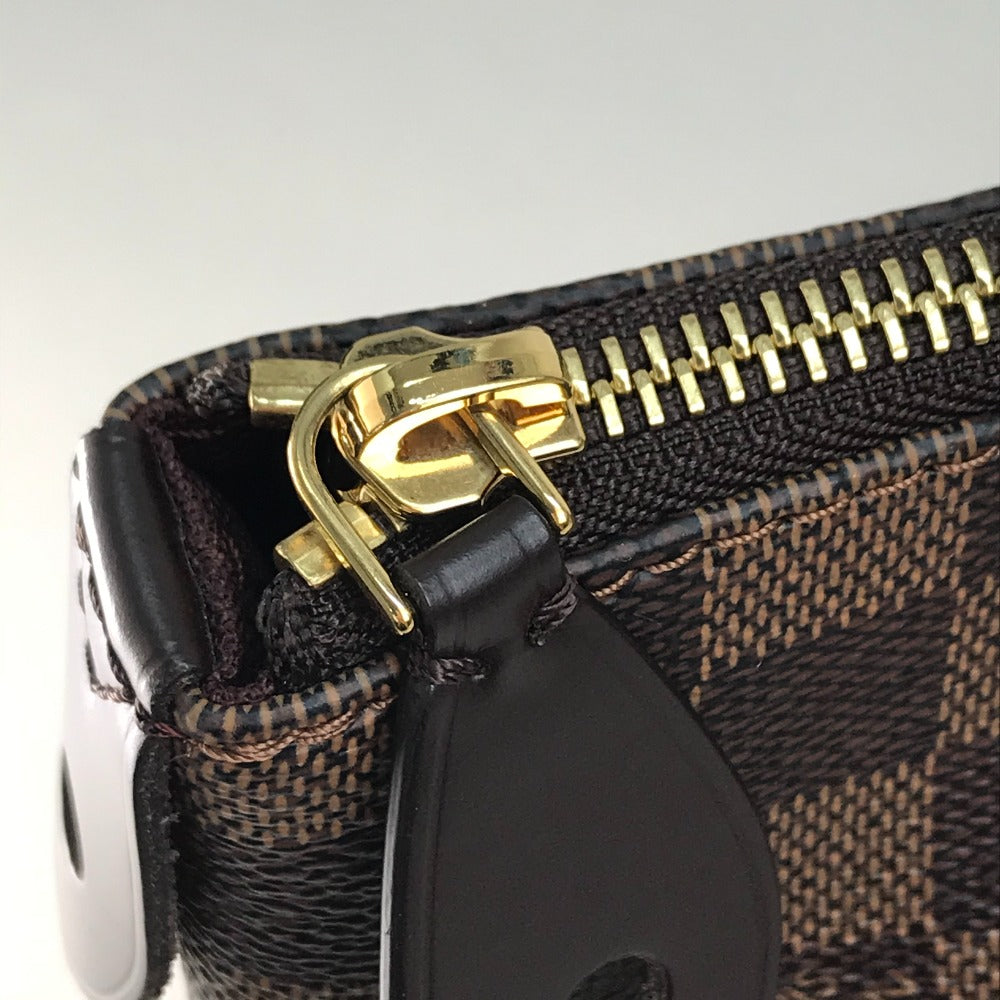 LOUIS VUITTON N41013 ダミエ イエナMM カバン トートバッグ ショルダーバッグ ダミエキャンバス レディース エベヌ ブラウン