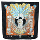 HERMES Carré 90 Great Buddha Carnival Scarf Silk Women's Black/Multicolor