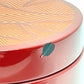 HERMES Cylindrical Cabares Box PM, Interior Accessories, Small Organizer, Lacquer, Women's, Rosso x Orange Berman, Bordeaux