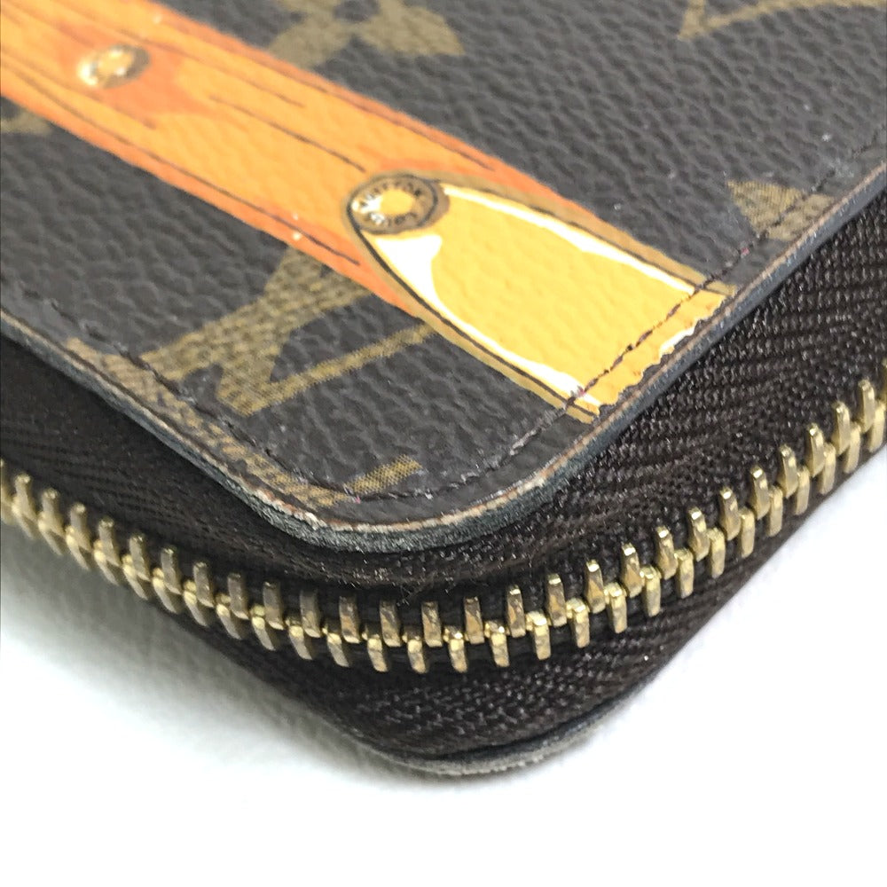 LOUIS VUITTON M62616 Monogram Summer Trunk Zippy Wallet Long Wallet in Monogram Canvas, Women's, Brown