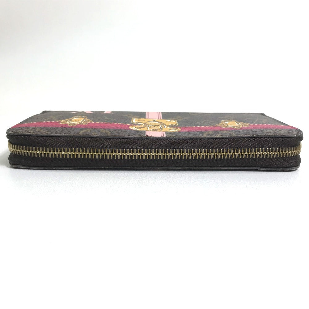 LOUIS VUITTON M62616 Monogram Summer Trunk Zippy Wallet Long Wallet in Monogram Canvas, Women's, Brown