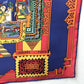 HERMES Carre 90 ASTRES et SOLEILS Ethnic Scarf Silk Women's Blue x Red x White