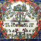 HERMES Carre 90 ASTRES et SOLEILS Ethnic Scarf Silk Women's Blue x Red x White