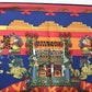 HERMES Carre 90 ASTRES et SOLEILS Ethnic Scarf Silk Women's Blue x Red x White