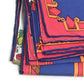 HERMES Carre 90 ASTRES et SOLEILS Ethnic Scarf Silk Women's Blue x Red x White
