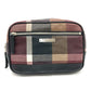 BLACK LABEL CRESTBRIDGE Logo Plate Bag, Waist Pouch, Body Bag, Leather/PVC, Men's, Bordeaux x Black