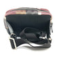 BLACK LABEL CRESTBRIDGE Logo Plate Bag, Waist Pouch, Body Bag, Leather/PVC, Men's, Bordeaux x Black