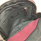 BLACK LABEL CRESTBRIDGE Logo Plate Bag, Waist Pouch, Body Bag, Leather/PVC, Men's, Bordeaux x Black