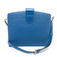 LOUIS VUITTON M52345 Epi Capuchin Bag, One-Shoulder Pochette Shoulder Bag, Epi Leather, Women's, Blue