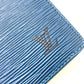 LOUIS VUITTON M52345 Epi Capuchin Bag, One-Shoulder Pochette Shoulder Bag, Epi Leather, Women's, Blue