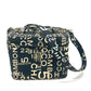 CHANEL バイシーライン ロゴ バニティバッグ バッグ カバン コスメバッグ 2WAY ショルダーバッグ ハンドバッグ コットンキャンバス レディース ブラック