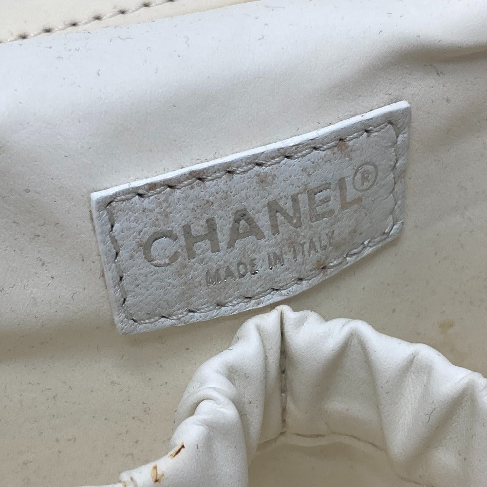CHANEL バイシーライン ロゴ バニティバッグ バッグ カバン コスメバッグ 2WAY ショルダーバッグ ハンドバッグ コットンキャンバス レディース ブラック