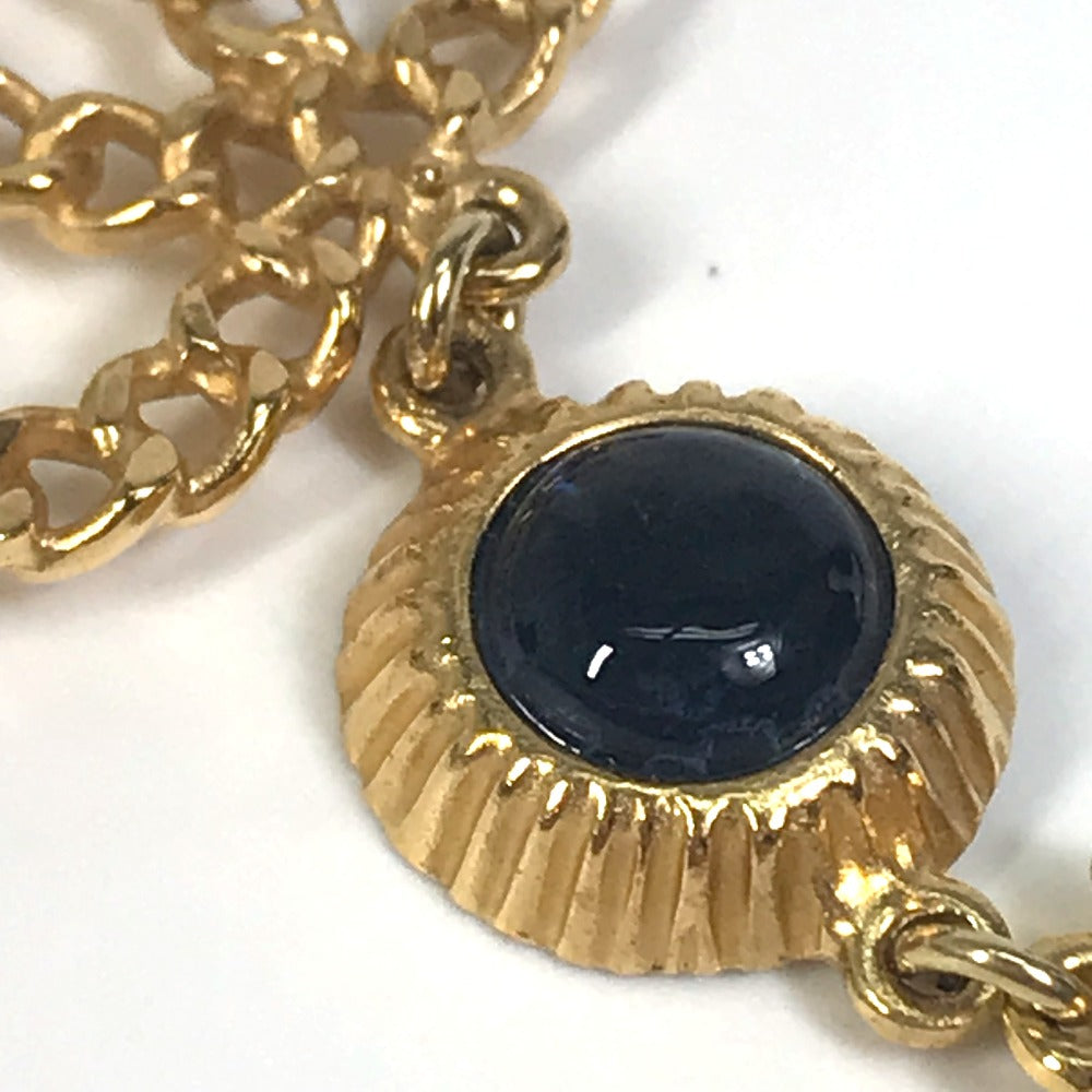 CHANEL CC ココマーク カラーストーン フェイクパール A18K イヤリング GP レディース ゴールド×マルチカラー