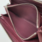 LOUIS VUITTON M67540 Zippy Lock Me Long Wallet Leather Women's Rose Sowa Quartz Orange Beige