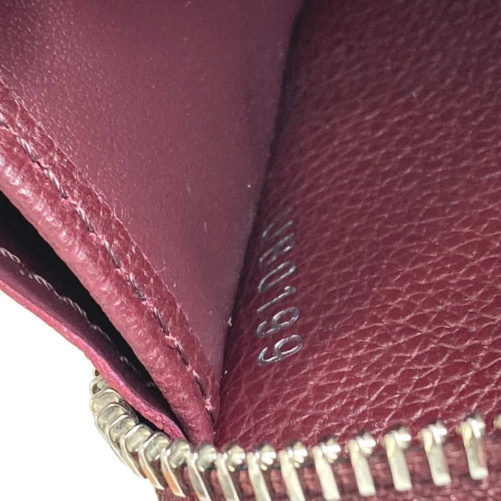 LOUIS VUITTON M67540 Zippy Lock Me Long Wallet Leather Women's Rose Sowa Quartz Orange Beige
